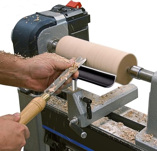 Miniatura 7 de Soporte de herramientas de torno de acero inoxidable de 6 pulgadas para carpintería Torno de torneado de madera Resto, poste de 1 pulgada