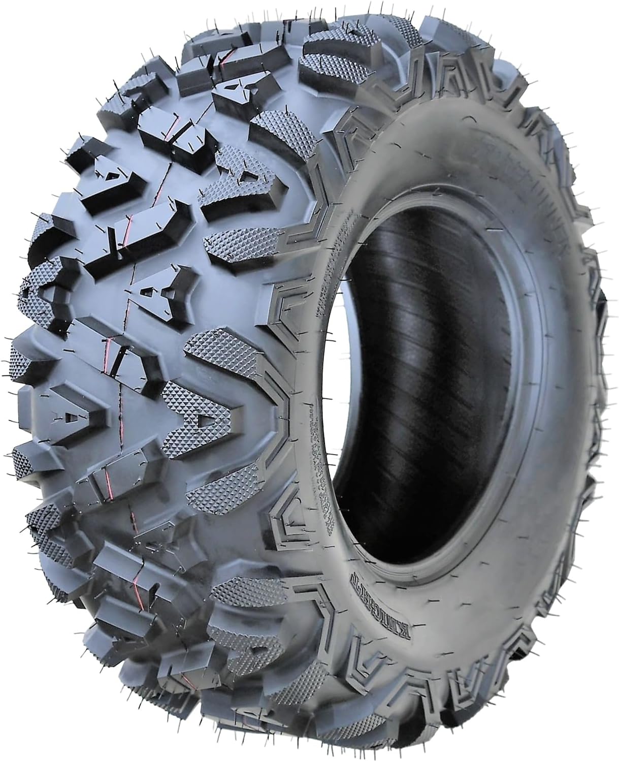 Set Of 2 (TWO) Forerunner Knight M/T ATV UTV Mud Off-Road Tires-26x12.00-12 26x12-12 26x12x12 58F Load Range 6 Ply BSW Black Side Wall