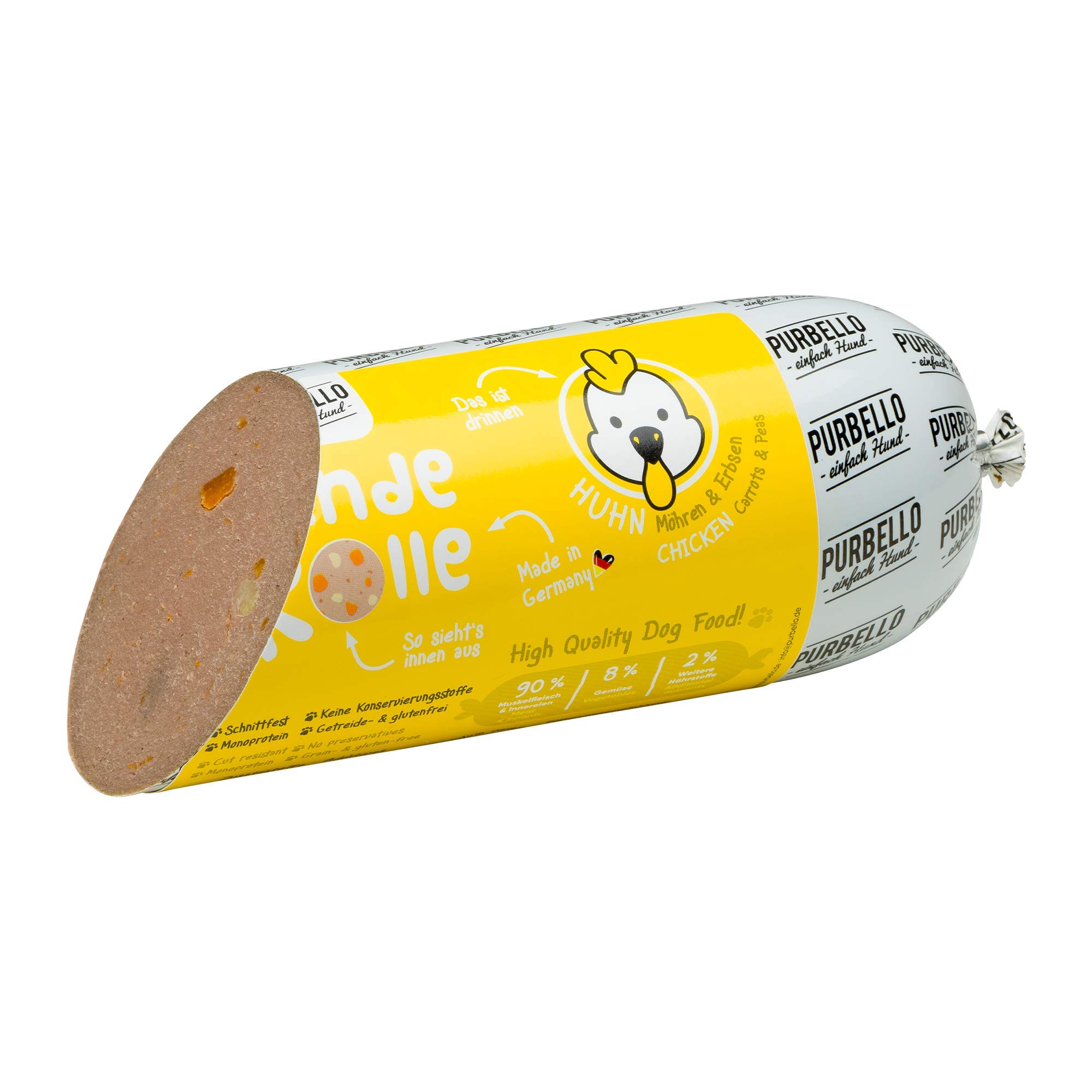 PurBello Gallina (Pack de 8, 8 x 800 g)