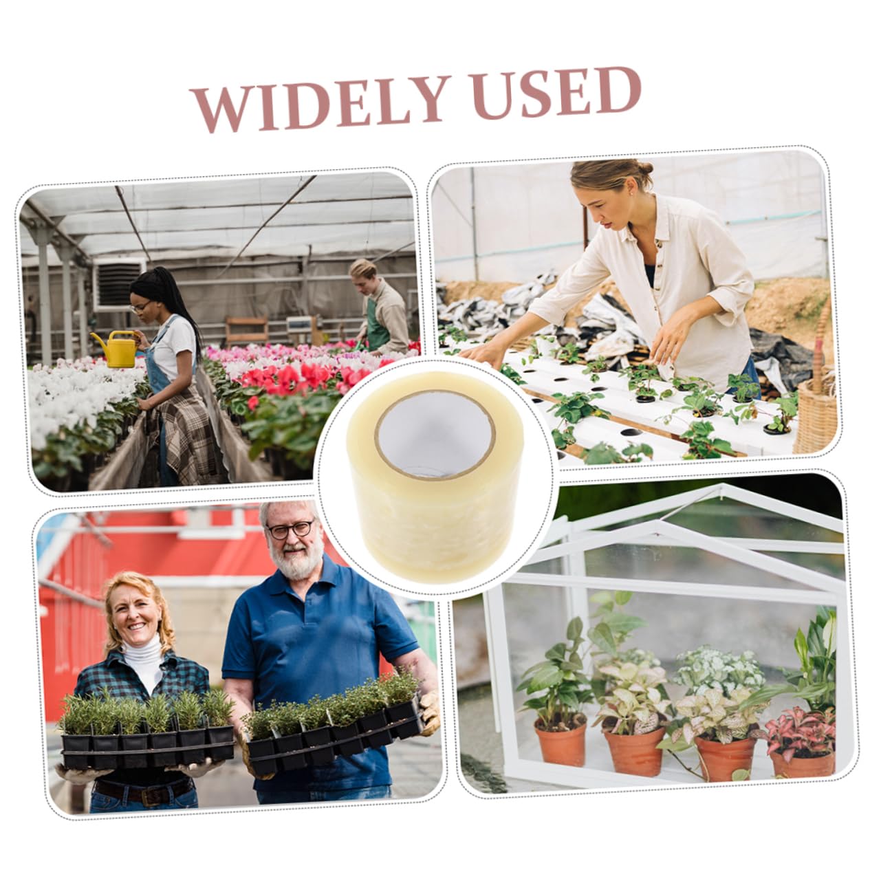 ibasenice 4rolls Greenhouse Repair Tape Sealing Tape for Canopy Awning Repairs Strong Adhesive Multi-Purpose Outdoor Use