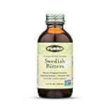 Flora - Swedish Bitters for Digestion, Alcohol-Free Bitters Help Bloating & Digestion, Maria's Original Formula Aqueous Extract, Vegan, Kosher, Non GMO, 3.4-fl. oz. Glass Bottle