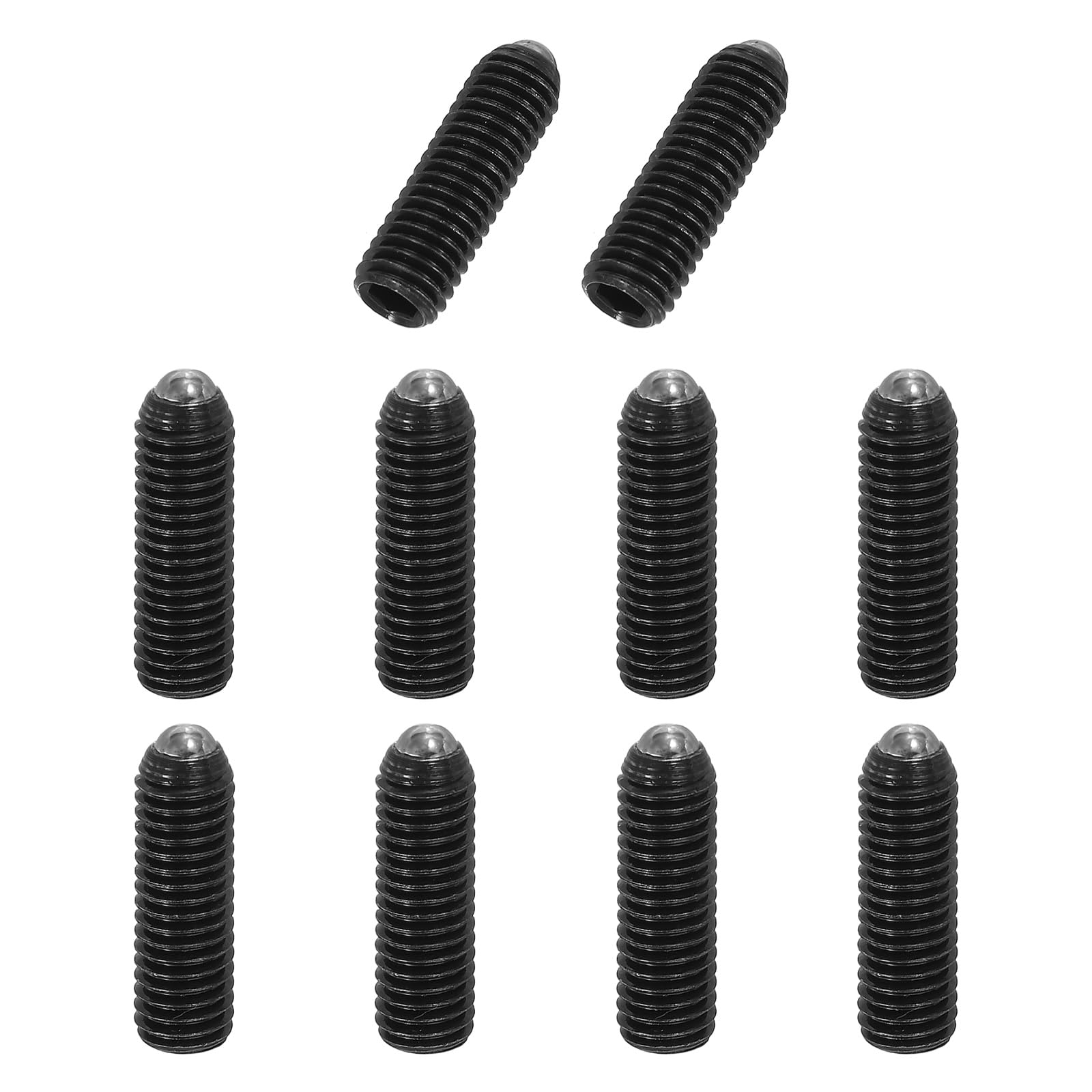 PATIKIL M8x25mm Ball Point Set Screws