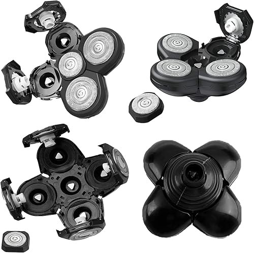 Miniatura 7 de UPTARD Cabezales de repuesto para afeitadora de cabeza, cuchillas de repuesto para afeitadora de cabeza, afeitadoras de cabeza para hombres calvos,