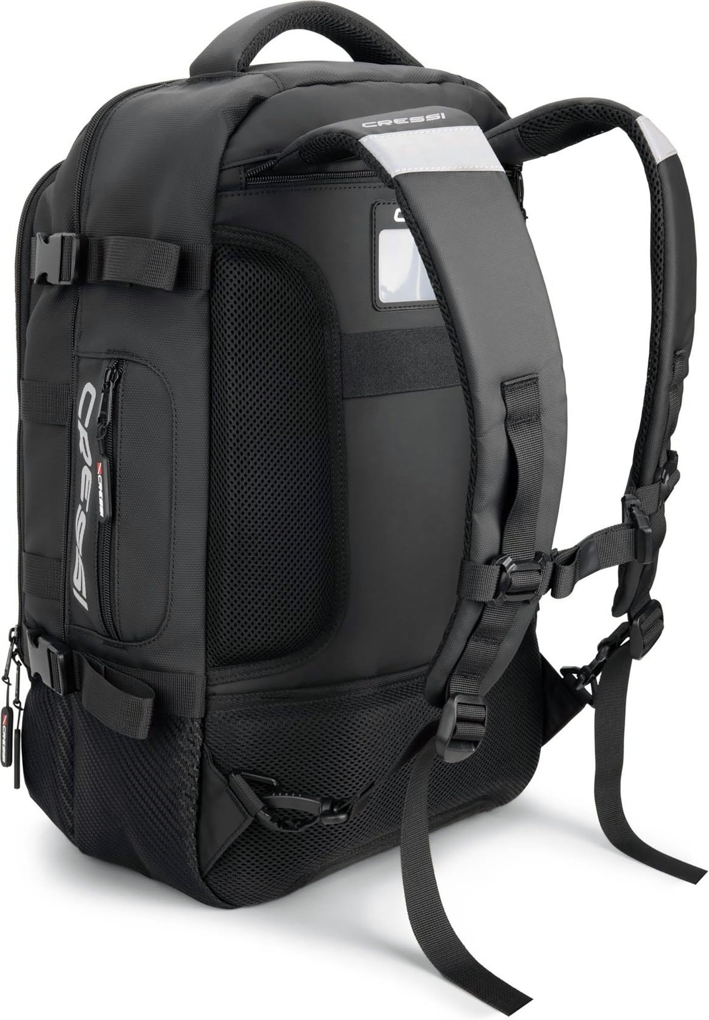 CRESSI Premium Backpack/Dry - Compact, Lightweight, Sporty and Waterproof Leisure Backpack, Black, Unisex