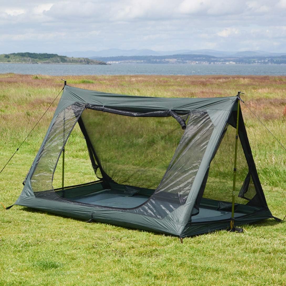 DD SuperLight A-Frame Mesh Tent: Ultralight 2 Person Insect Proof Tent, Compact and Portable For Hiking Camping and Adventure Sports