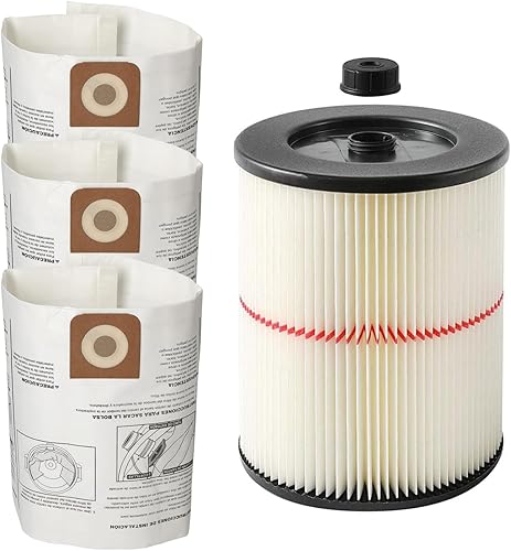 Miniatura 7 de GIB cleaningtool 17816 Filtro para Craftsman Shop Vac 9-17816 Filtro de cartucho de repuesto para Craftsman Filtro de aire húmedo y seco