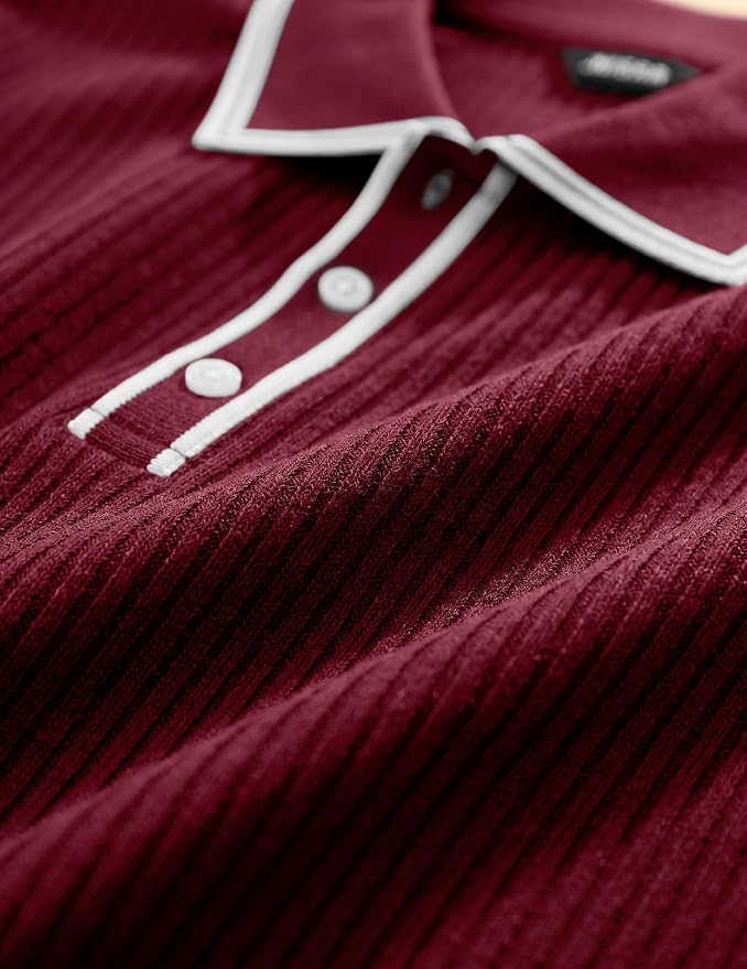 Polo de hombre JMIERR manga corta tejido miniatura 6