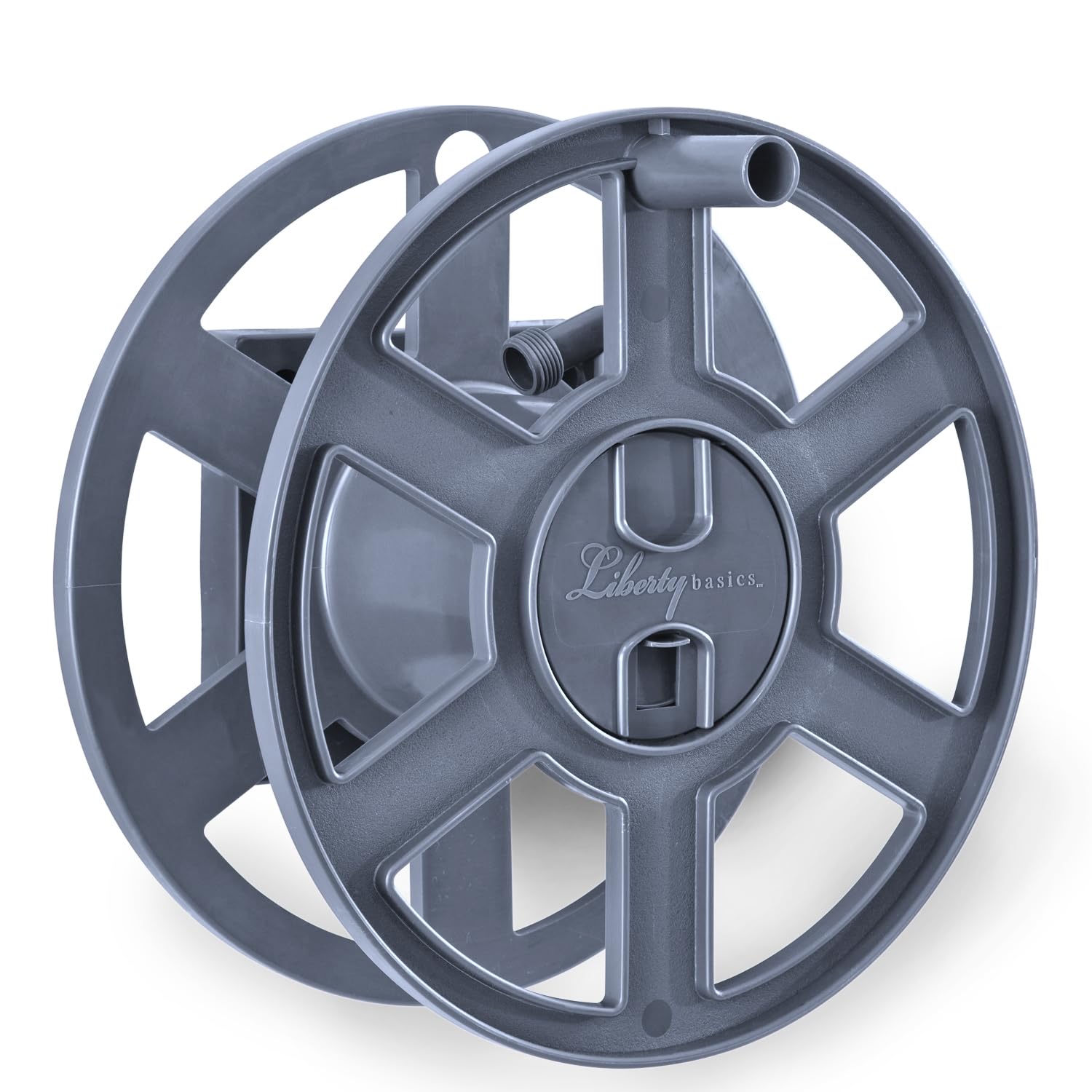 Liberty Garden Products Basics 510 Wall Mount Hose Reel, Gray