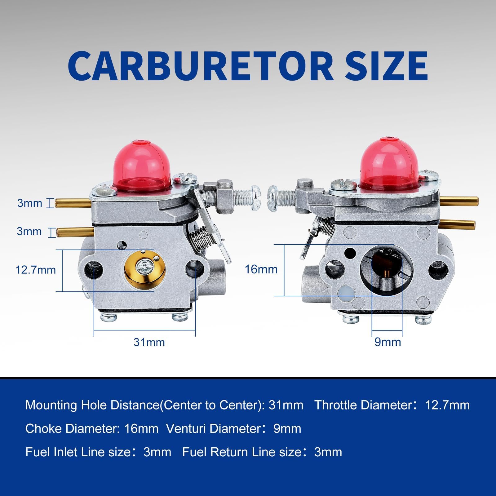 Amazon.com: Wellsking TB32EC Carburetor for Troy-Bilt Weed Eater