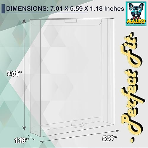 Miniatura 3 de MALKO Paquete de 10 fundas protectoras prémium Steelbook compatibles con Arrow Video Big Box Limited Editions.