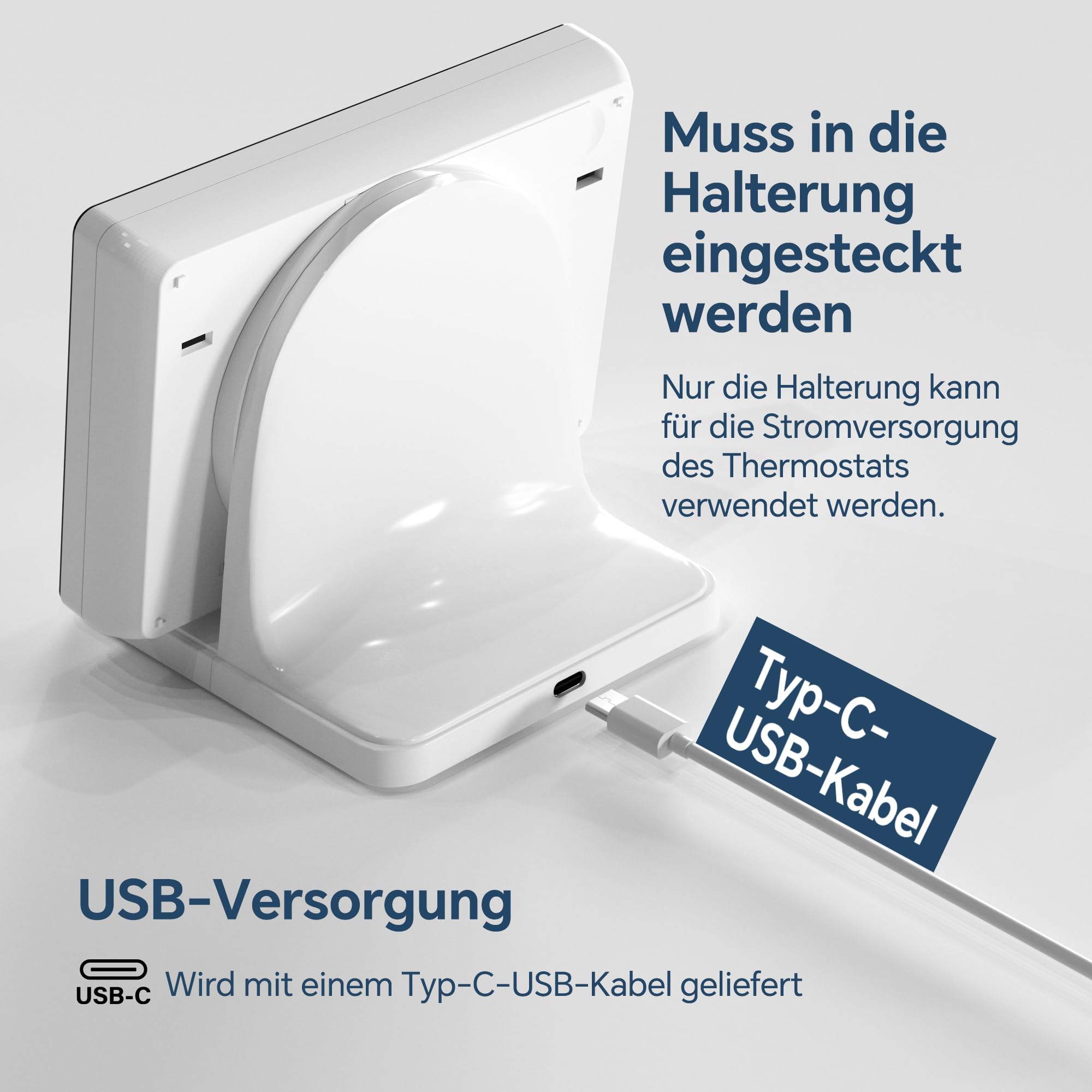 Beok Smart Thermostat für Wasser Fußbodenheizung und Gasheizkessel, RF und WiFi gesteuerter Raumthermostat, Wireless Programmierbarer Heizungsthermostat, Kompatibel mit Tuya APP Alexa Sprachsteuerung