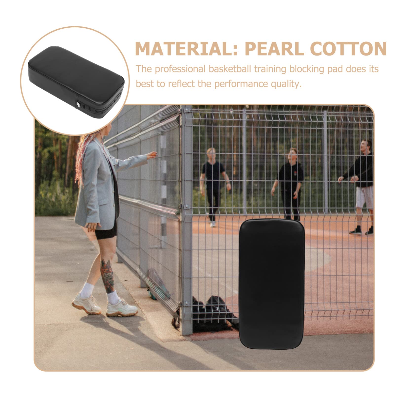 1 Pz Basket Blocker Pad Attrezzature Per L'allenamento Blocco Pad Professionale Blocco Pad Portatile Basket Training Blocker Pad Fornitura Sportiva Basket Blocker Bag