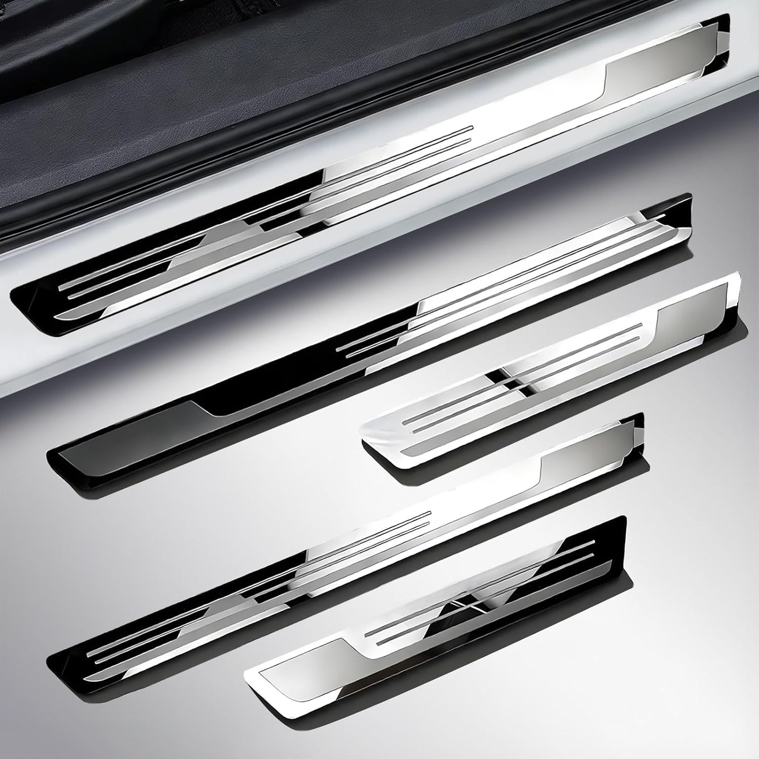 Woniyal Car door sill plates for Audi A3 Allstreet (8Y) 2020-2024