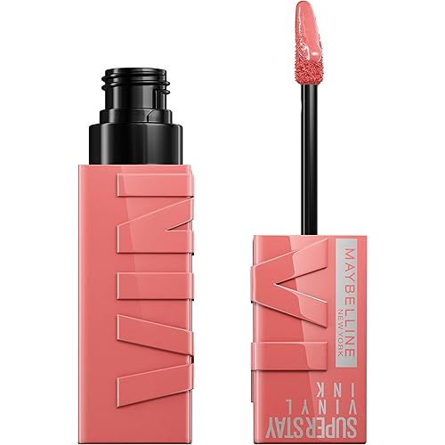 Maybelline Super Stay Vinyl Ink - Maquillaje líquido de larga duración sin doblar, color altamente pigmentado y brillo instantáneo, encantado, lápiz