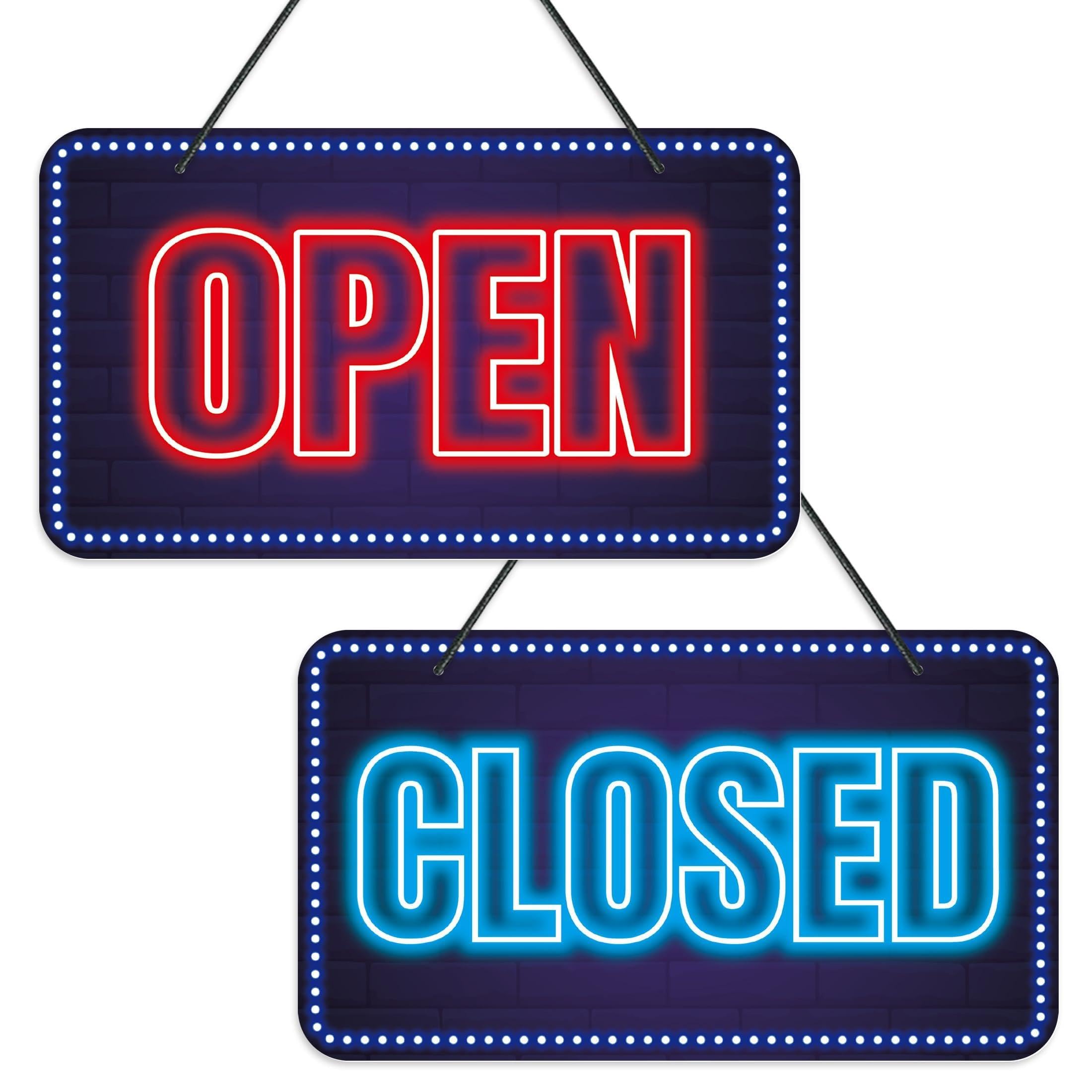 Amazon.com : Open Closed Signs for Business, 12x6.7 Waterproof