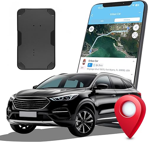 Rastreador GPS magnético pequeño para vehículos, batería recargable de 1 mes, pequeño dispositivo de seguimiento oculto en tiempo real, GPS