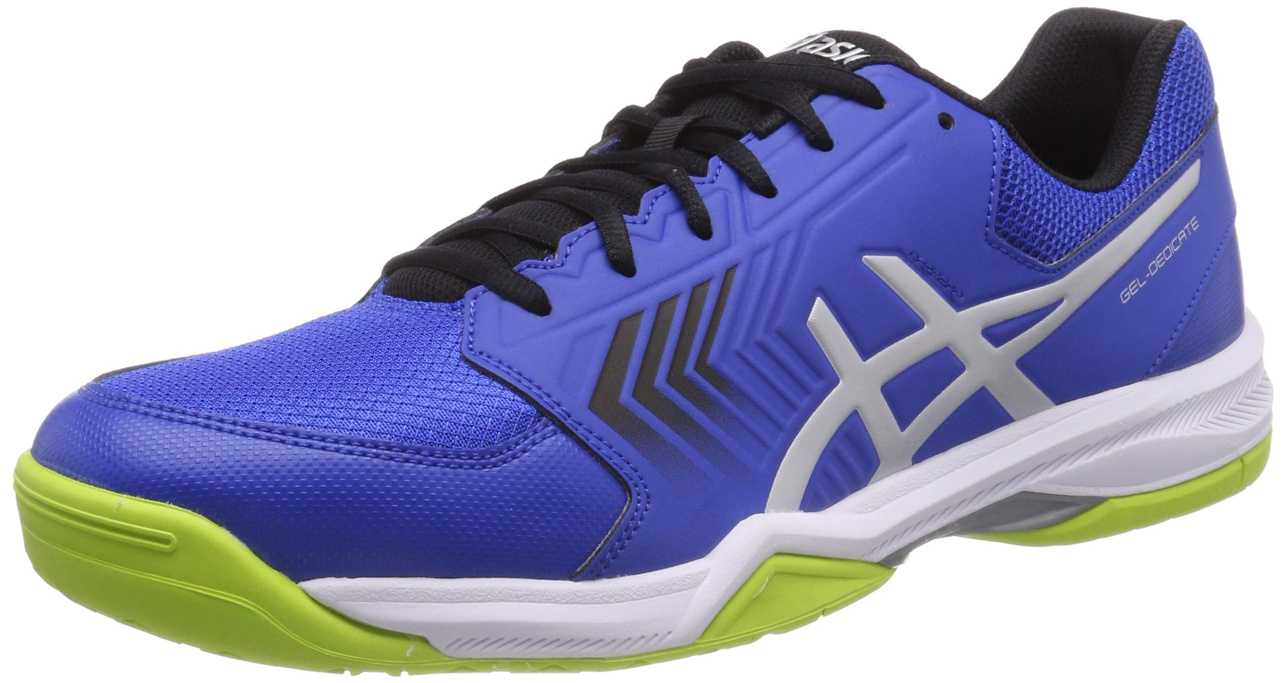 ASICS Męskie buty do tenisa Gel-Dedicate 5, rozmiar 48, Niebieska iluzja niebieski srebrny 409, 41.5 EU