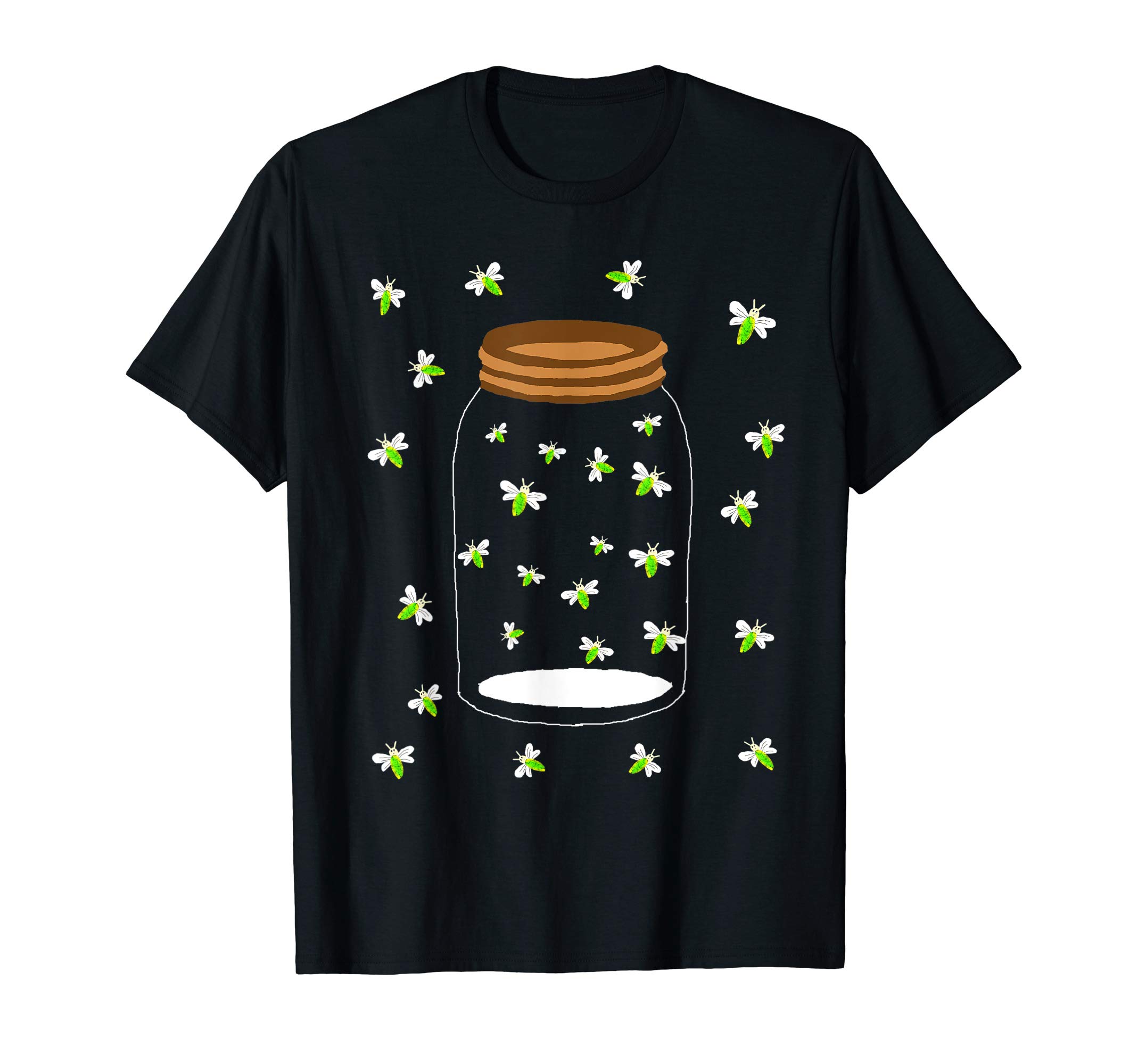 Fireflies Bugs in A Jar Firefly Lightning Insects T-Shirt T-Shirt