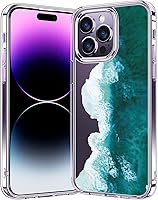 Vista 22 de bicol Funda para iPhone 14 con diseños claros y modernos para mujeres y niñas, [con protector de pantalla] ajuste delgado, a prueba de golpes, funda