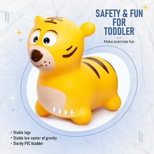 Miniatura 2 de Juguete inflable para saltar al aire libre e interior en gorila para bebé, regalo de cumpleaños de Navidad para niños de 18 meses, 2, 3, 4 años, con