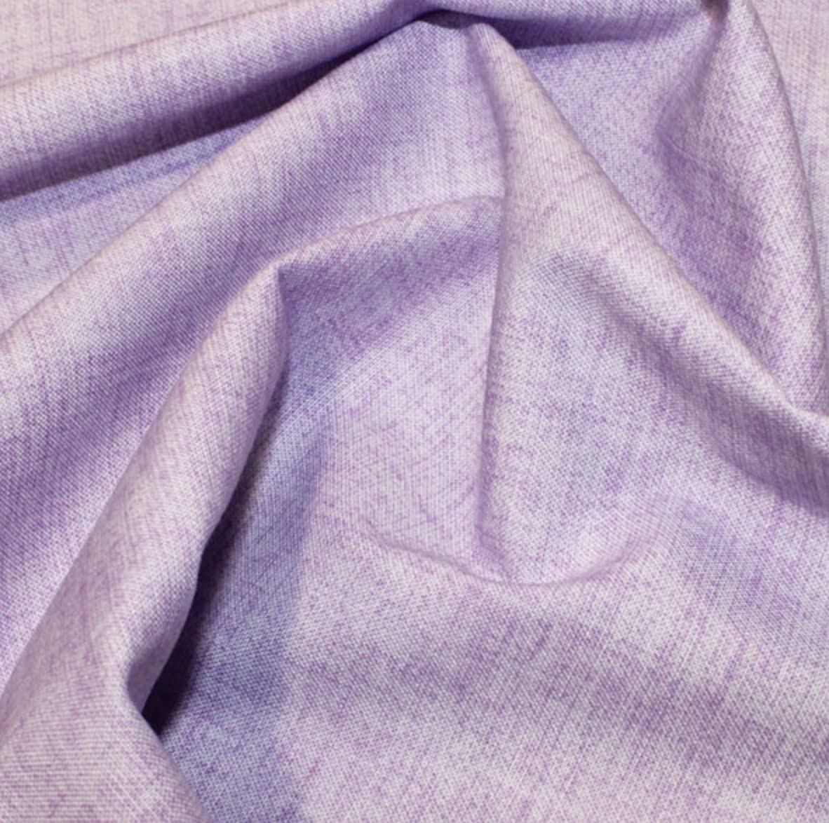 Linen Texture 100% Cotton Fabric Textured 'Plain' Patchwork Quilt Blender Sold by Half Metre (Lavender)