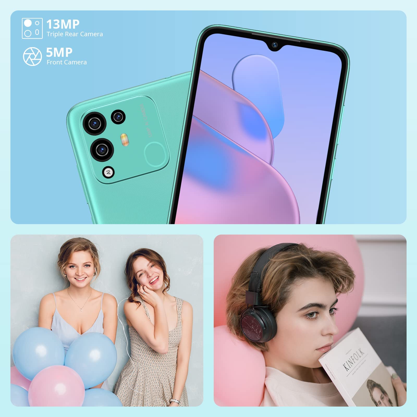 Amazon | Blackview A55 Pro スマートフォン本体 Android 11スマホ