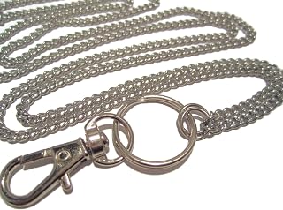 Just A Plain Chain Lanyard - Stainless Steel Strong Badge Holder