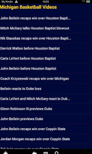 Michigan Basketball News(Kindle Tablet Edition)