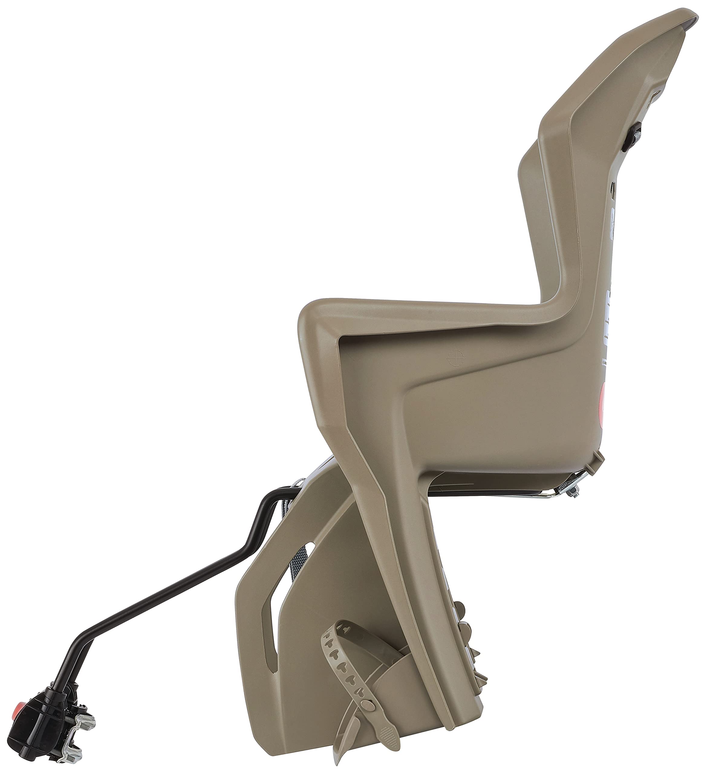 POLISPORT 8631400030 - KOOLAH 29'' tylne siedzenie do roweru z kołami od 26'' do 29'' odpowiednie dla dzieci o wadze od 9 do 22kg z mocowaniem do ramy w kolorze brązowy/zielony