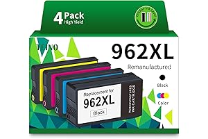 HP Ink Cartridge 962XL Combo Pack: Premium Remanufactured Ink for Exceptional Printing