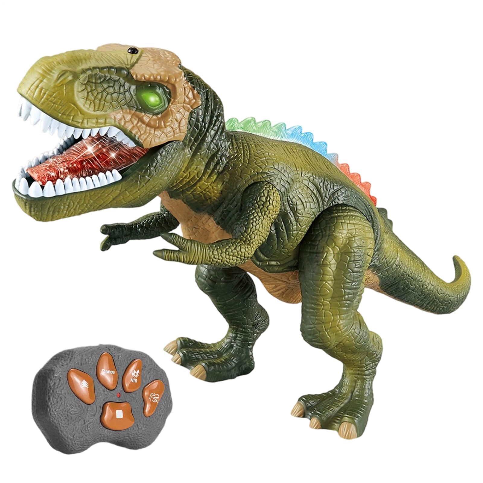 Giocattoli Dinosauri Telecomandati Educativo Elettronico Camminante | Dinosauro Elettrico Giocattolo Luce Spruzzo Per Calza Befana, Feste Infantili, Premi Classe, Compleanni Bambini e Bambine