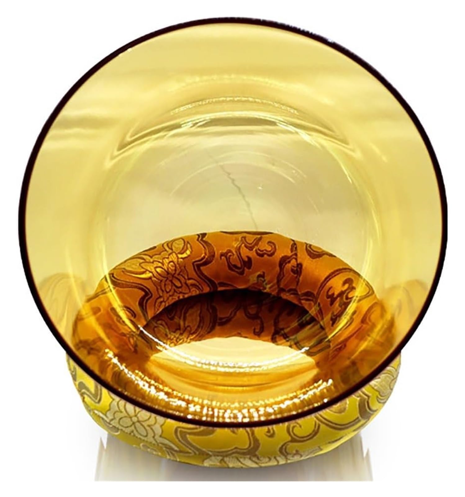 Cuencos tibetanos de Cuarzo, Cuenco Tibetano Alchemy Crystal Clear de 6 Pulgadas, 432 HZ(B Note)