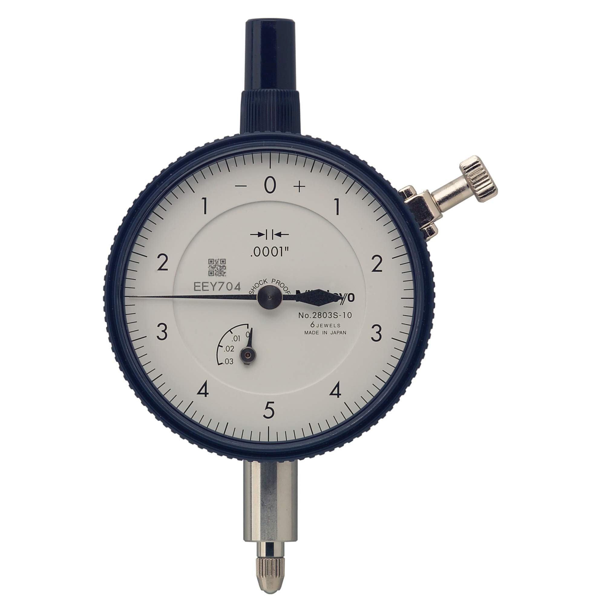 Mitutoyo 2803s-10 estándar Dial Indicador, 0,025 "(0,01)
