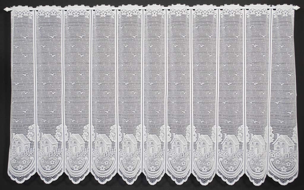 Wunderschne Scheibengardine 30 Cm Hoch Meterware Ebenbild