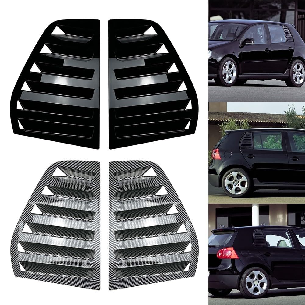 Copertura per alettone posteriore per Golf 5 MK5 2003 2008, elegante e sicura (nero lucido)