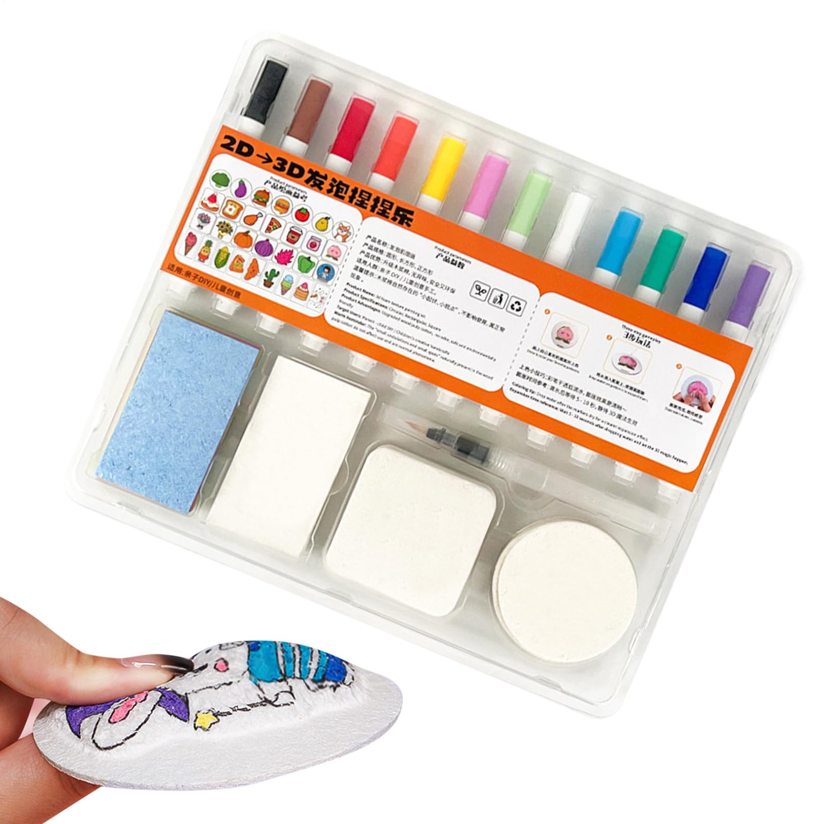 Kit peinture mousse loisirs créatifs pour offrir lors des fêtes