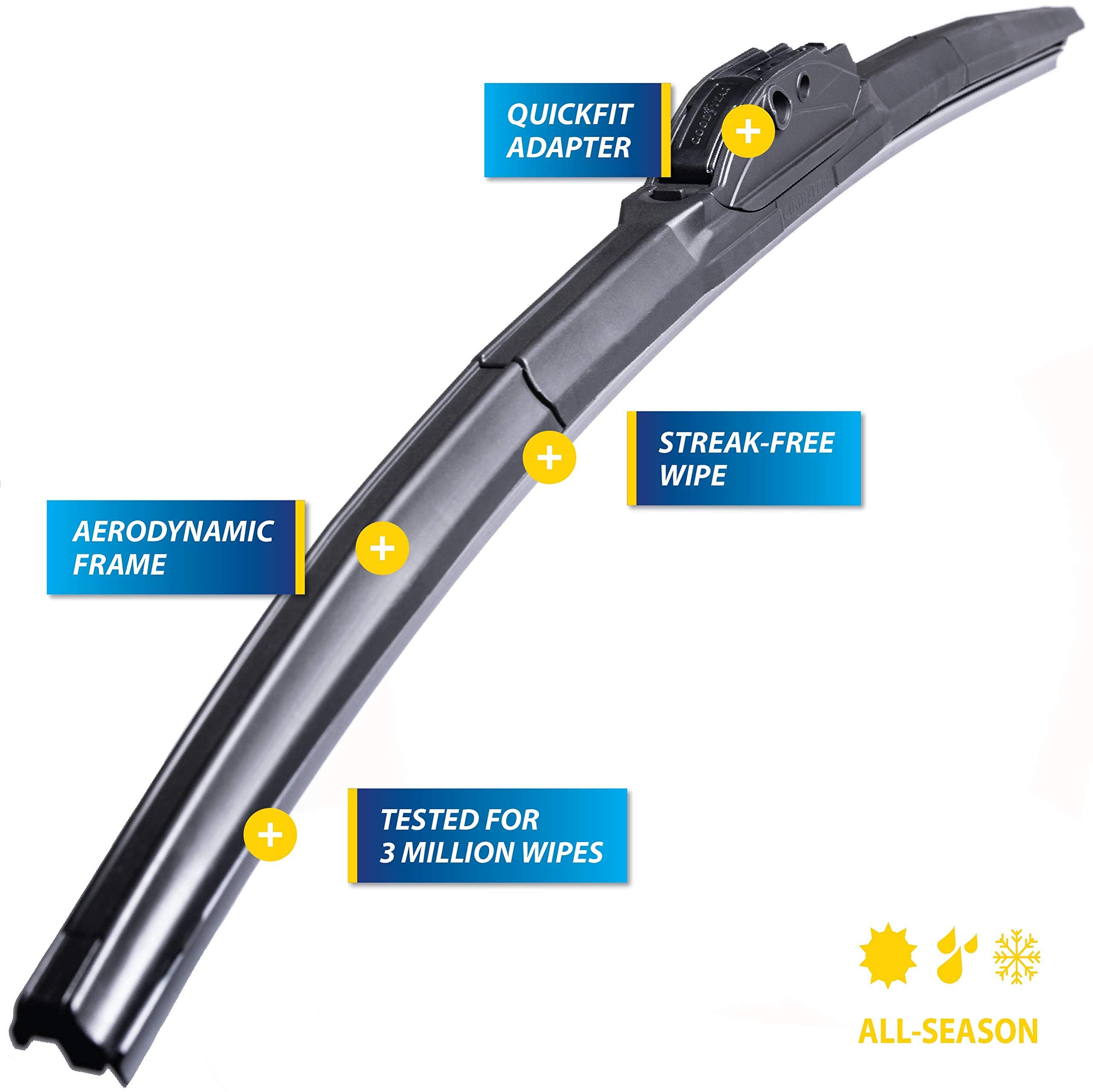 Goodyear Assurance WeatherReady Wiper Blades, 26 Inch & 17 Inch Set