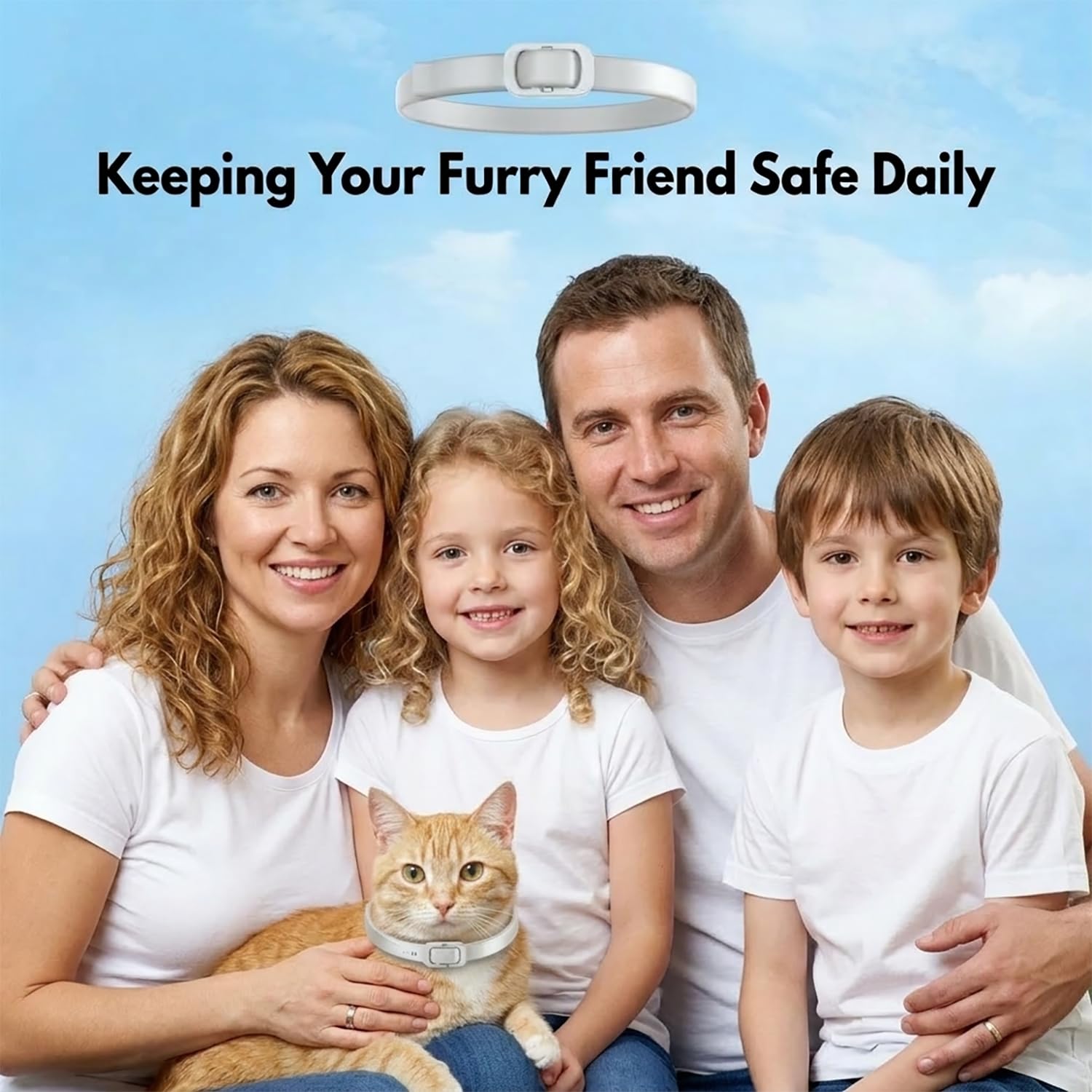 Collar Antiparasitario para Gatos – Anti Pulgas y Garrapatas – Pack de 2 Collares Ajustables con Aceites Esenciales Naturales – Protección Diaria para Gatos Pequeños y Adultos