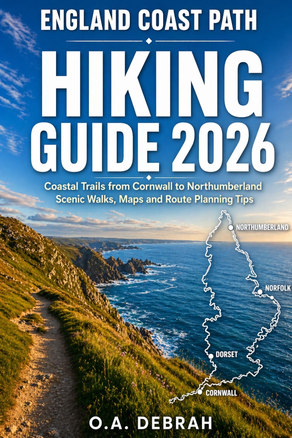 ENGLAND COAST PATH HIKING GUIDE 2026: Coastal Trails from Cornwall to Northumberland, Scenic Walks, Maps and Route Planning Tips: 4 (The Wild Paths Collection)