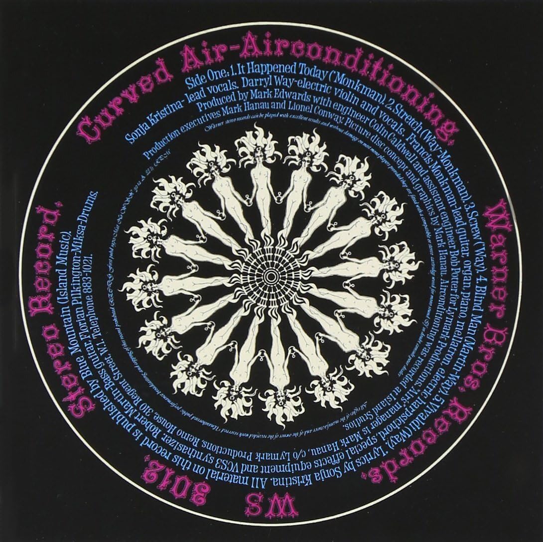 Curved Air - Airconditioning (Limited Numbered Red Yellow Vinyl LP) New & Sealed