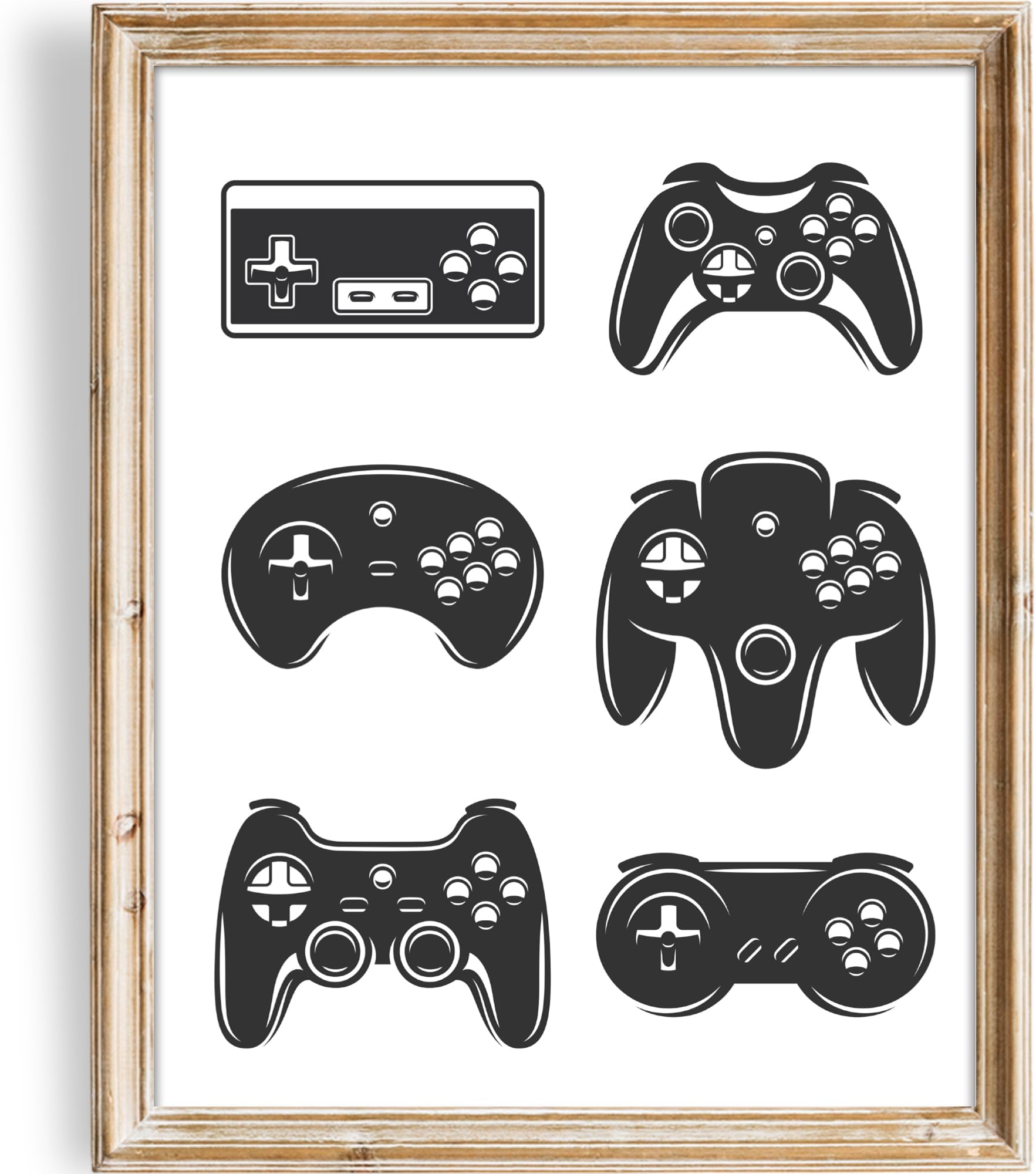 Video Game Wall Art Print - Unframed - 8x10 | Perfect for Gamers and Gaming Enthusiasts | Add a Touch of Adventure and Excitement to Your Gaming Room | Artwork to Elevate Your Space