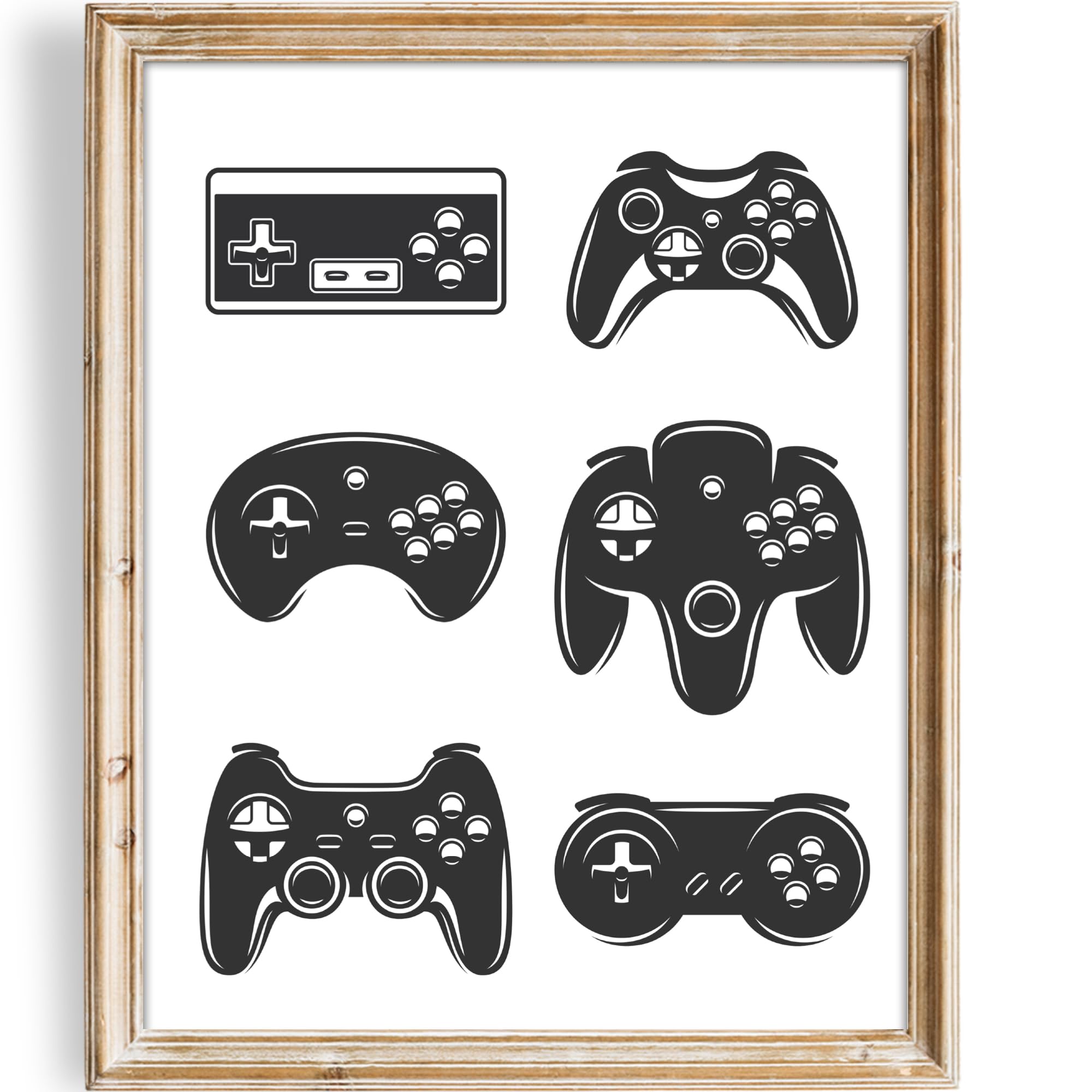 Video Game Wall Art Print - Unframed - 8x10 | Perfect for Gamers and Gaming Enthusiasts | Add a Touch of Adventure and Excitement to Your Gaming Room | Artwork to Elevate Your Space