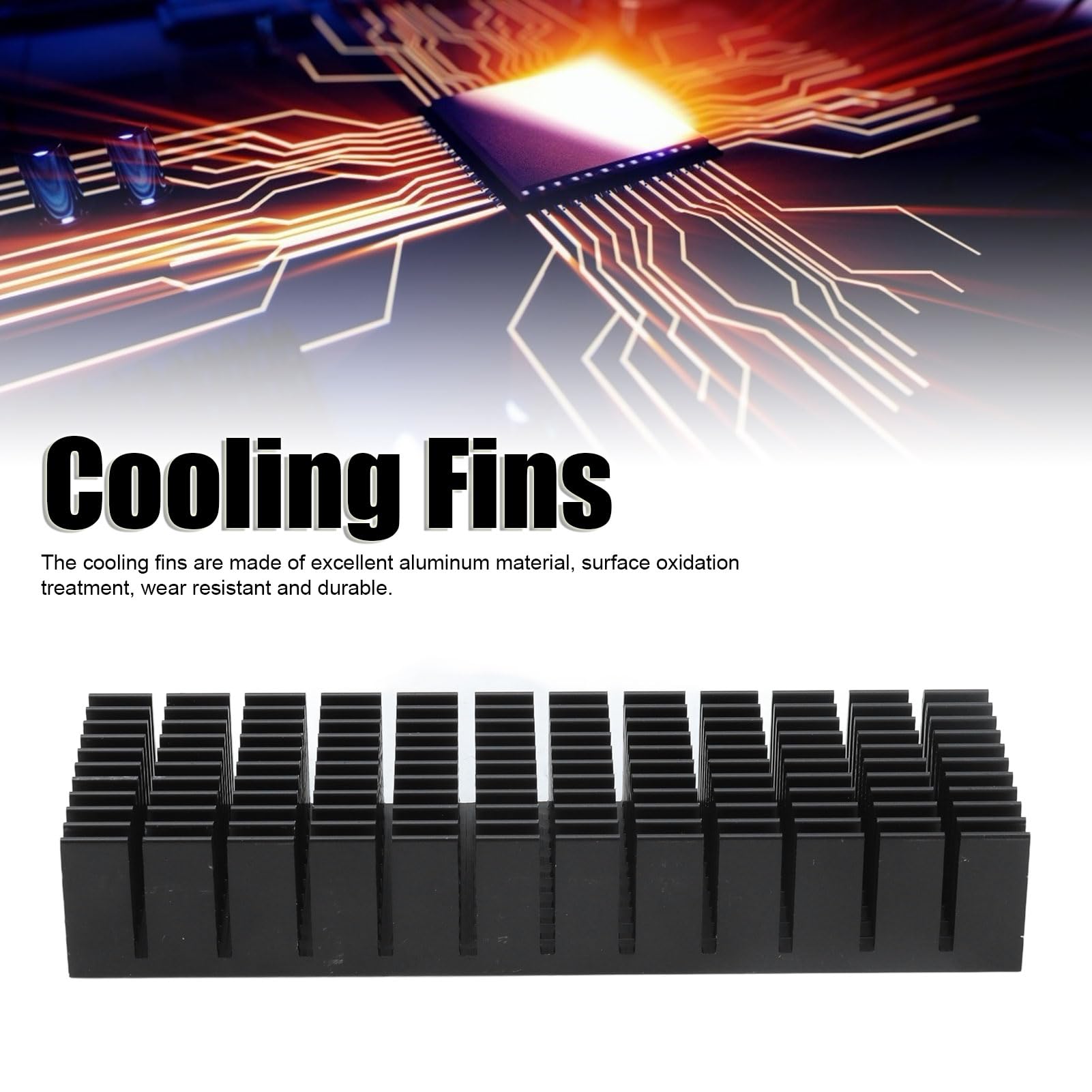 Amazon.co.jp: FLEXMAN 2 個ブラック冷却フィン 120 X 40 X 20mm