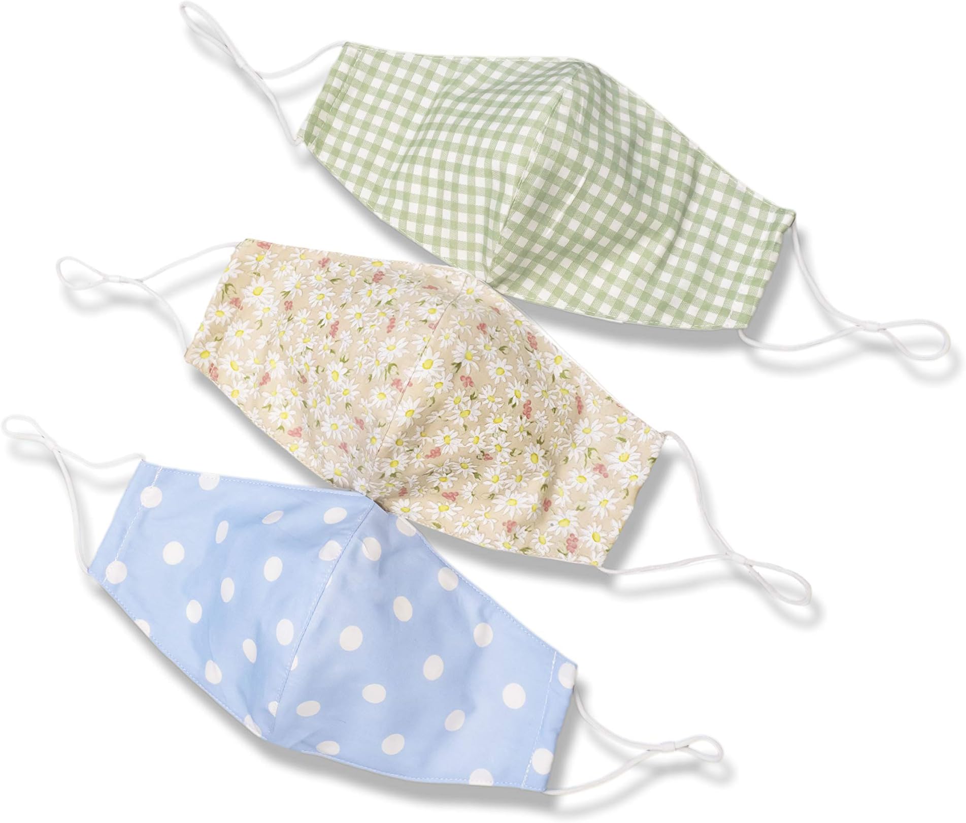 Face Mask Adjustable Filter Pocket Reusable Breathable Washable Cloth Mask Face Masks for Women Men - 3 Pack