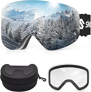 2025 New Frameless OTG Ski Goggles with Magnetic Lens System – Lightwe...