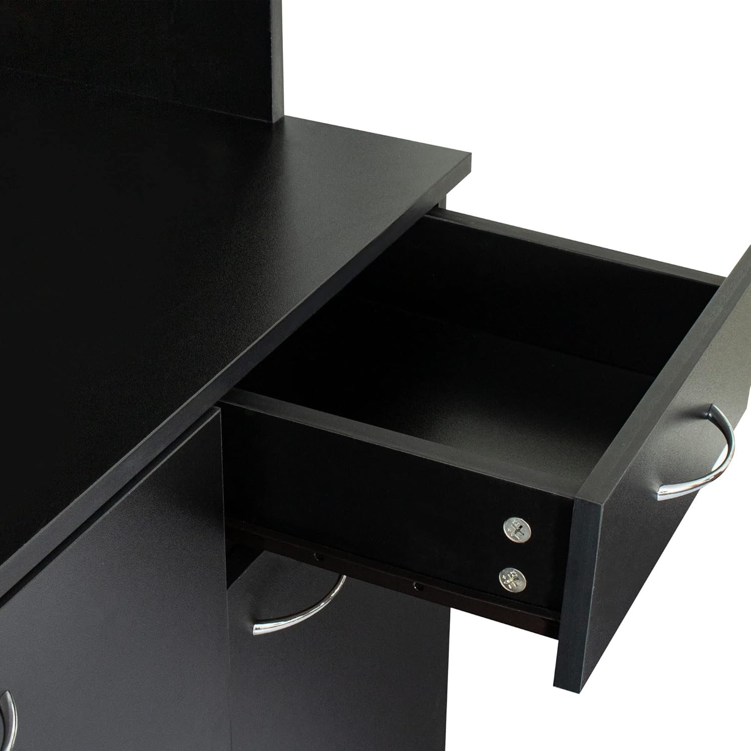 Large Kitchen Storage Cabinet, Cabinet Buffet Cabinet 71" Freestanding Kitchen Pantry Cabinet Cupboard with 6 Doors and 1 Drawer Versatile Wardrobe & Kitchen Cabinet, Black : Everything Else
