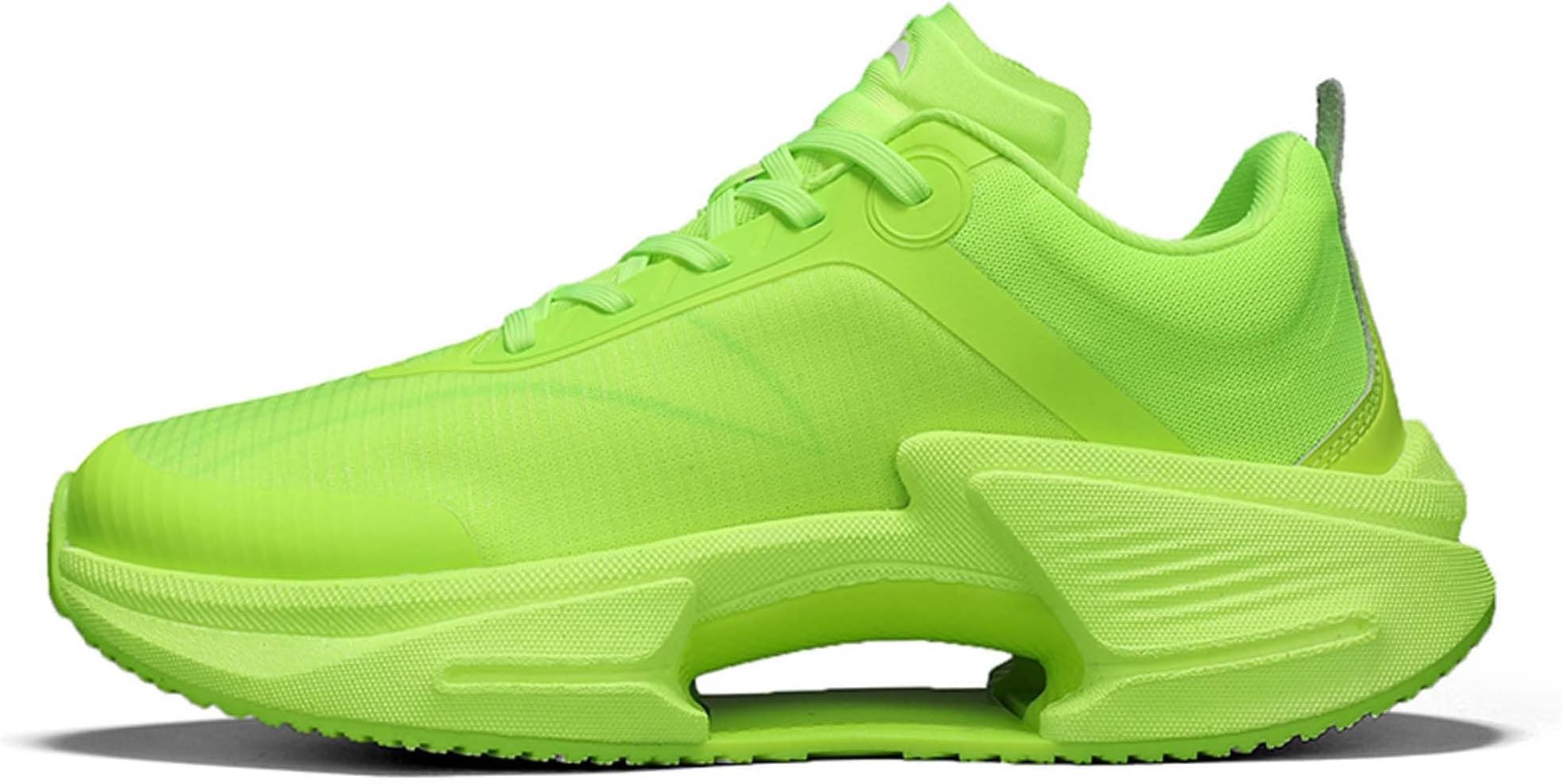 fluorescent green basketball shoes