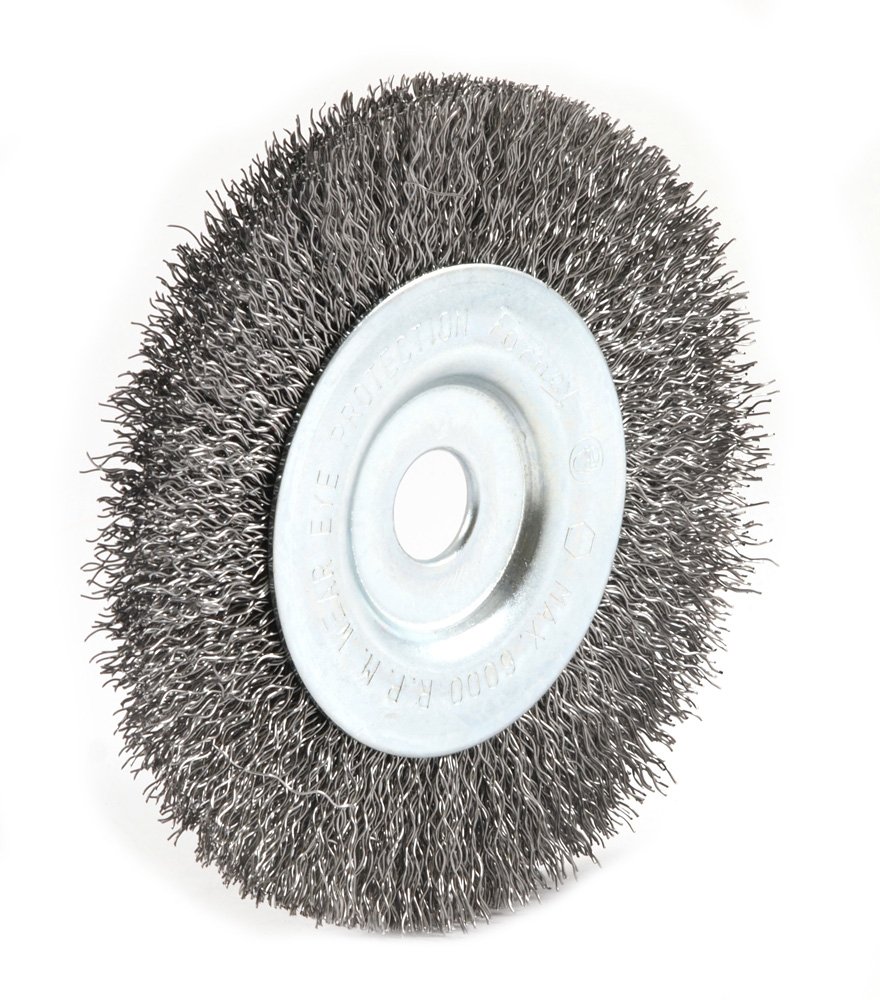 Forney Wire Wheel Brush - Coarse & Durable -2