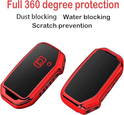 Miniatura 9 de Funda para llavero Kia, funda con llavero, protección de TPU suave, 4-5 botones para llave de control remoto Cerato Ceed Forte NIRO Sorento Seltos