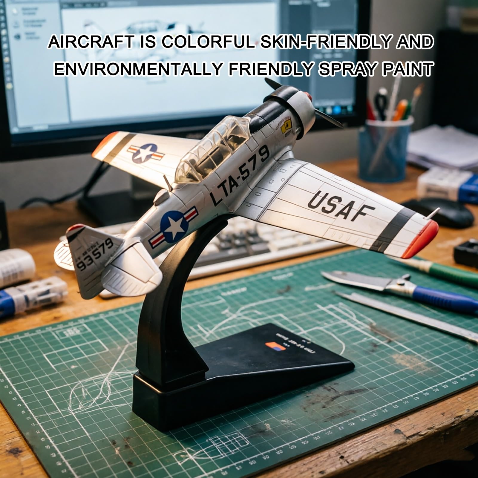 Modello di jet da combattimento con simulazione in lega LT-6G in scala 1:72 - Display statico for aereo militare for scrivania e decorazioni for la casa, regalo perfetto for gli appassionati